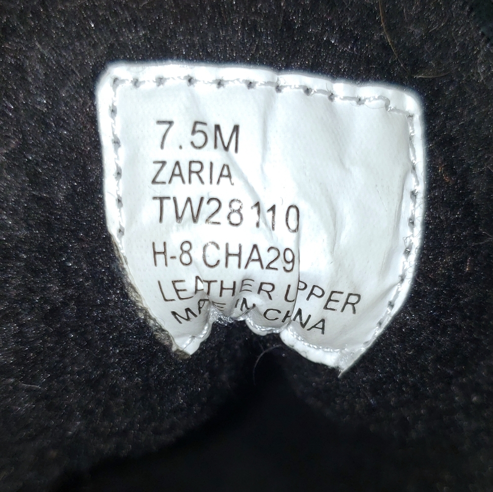 Tommy Hilfiger Zaria black suede wedge boot sz 7.5 - Picture 9 of 11